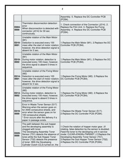 Canon iR2525 Error Codes Guide | PDF | Power Supply | Electrical Connector