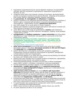 
hypovolemic hyponatremia due to volume depletion leading to increased RAAS 
and ADH. ADH will contribute to hyponatremia. h