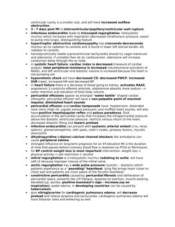 ventricular cavity is a smaller size, and will have increased outflow 
obstruction.

3 - 7 days post MI is interventricular/