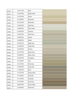 Pantone TPX Color Chart PDF | PDF