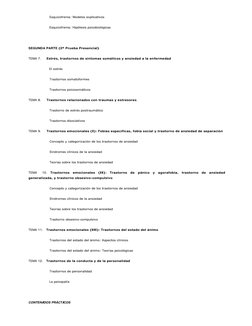 Esquizofrenia: Modelos explicativos 
                   Esquizofrenia: Hipótesis psicobiológicas 
  
SEGUN