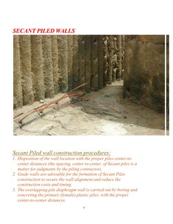 Secant Piled Wall Construction Guide | PDF | Deep Foundation ...