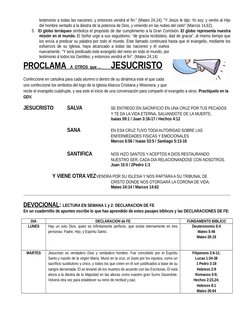 testimonio a todas las naciones; y entonces vendrá el fin." (Mateo 24,14); "Y Jesús le dijo: Yo soy; y veréis al Hijo
del hom
