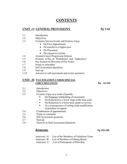 5
CONTENTS 
 
UNIT –1: GENERAL PROVISIONS                                          Pp 1-61 
 
1.1 
Introduction  
1.2 
Obje