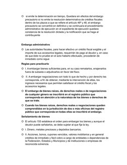  si emite la determinación en tiempo, Quedara sin efectos del embargo 
precautorio si no emite la resolución determinativa d