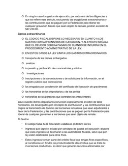 En ningún caso los gastos de ejecución, por cada una de las diligencias a 
que se refiere este artículo, excluyendo las erog