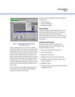 PSS 21S-2B8 B4
Page 3
   
Figure 1. Overlay Display with Shortcut Menu in
Base Display (Typical)
Overlay displays typically c