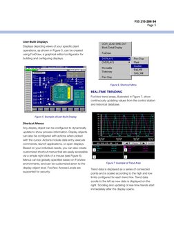 PSS 21S-2B8 B4
Page 5
   
User-Built Displays
Displays depicting views of your specific plant 
operations, as shown in Figure