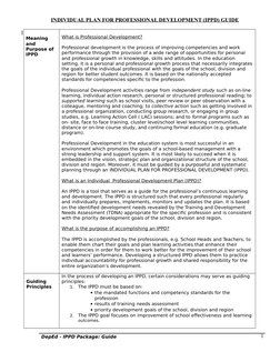 IPPD Guide for Teacher Development | PDF | Competence (Human Resources ...