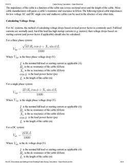 Earth Loop Impedance in Cable Sizing | PDF | Electrical Impedance ...