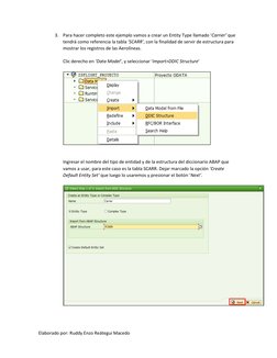 Elaborado por: Ruddy Enzo Reátegui Macedo 
 
3. Para hacer completo este ejemplo vamos a crear un Entity Type llamado ‘Carrie