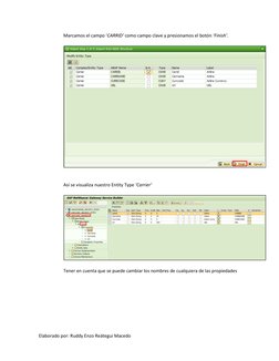 Elaborado por: Ruddy Enzo Reátegui Macedo 
 
Marcamos el campo ‘CARRID’ como campo clave y presionamos el botón ‘Finish’.