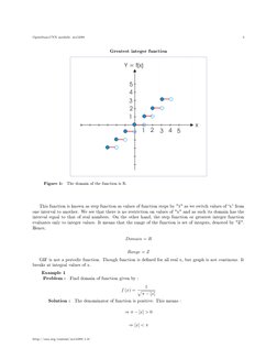 Greatest and Least Integer Functions | PDF | Integer | Function ...