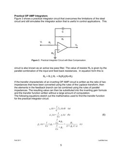 Practical Integrator Circuit Design | PDF | Amplifier | Operational ...