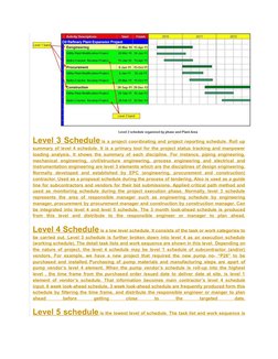 Understanding Project Schedule Levels | PDF | General Contractor ...