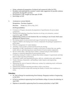 
Sizing, estimation & preparation of technical and commercial offers for STG. 

Recognize and understand the customer’s nee