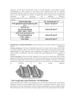 maximum.  As  per  Moore  &  Rukovena  model,  a  low  DQ  indicates  a  high  degree  of  liquid
misdistribution  &  some  p