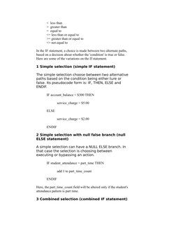 Real-World Examples of Selection Structures | PDF | Control Flow ...