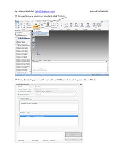 Aveva E3D Equipment Module Guide | PDF | Human–Computer Interaction ...