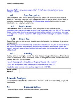 Technical Design Document Template | PDF | Data Model | Specification ...