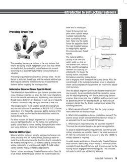 Long-Lok Fasteners
5
Plastic Wedging Material
tener and its mating part.
Figure 2 shows what hap-
pens when a plastic wedge