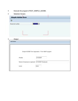 Creating SAP Adobe Forms in ABAP | PDF | Subroutine | System Software
