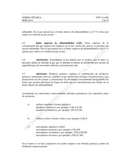 NORMA TÉCNICA 
NTP 111.004 
PERUANA 
3 de 14 
 
 
 
 
inflamable. En el gas natural seco el límite inferior de inflamabilid