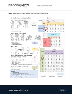 Reba Checklist REBA Ergonomic Assessment Guide | PDF | Human Factors And Ergonomics ...