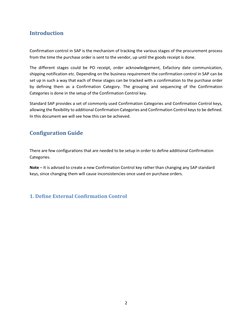 SAP Confirmation Control Key Setup Guide | PDF | Procurement | Receipt