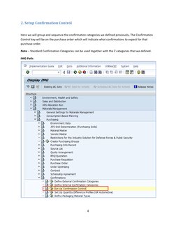 SAP Confirmation Control Key Setup Guide | PDF | Procurement | Receipt