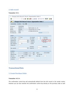 SAP Confirmation Control Key Setup Guide | PDF | Procurement | Receipt