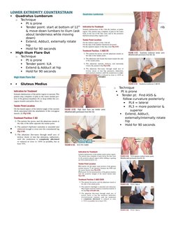 OMM Counterstrain Techniques Overview | PDF | Anatomical Terms Of ...