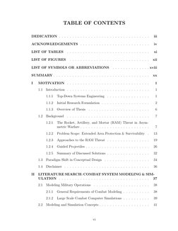 TABLE OF CONTENTS
DEDICATION . . . . . . . . . . . . . . . . . . . . . . . . . . . . . . . . . .
iii
ACKNOWLEDGEMENTS . . . .