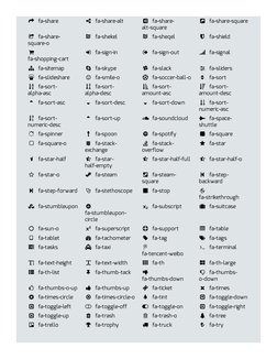 fa-share

fa-share-alt

fa-share-
alt-square

fa-share-square
fa-share-
square-o

fa-shekel

fa-sheqel

fa-shield

f