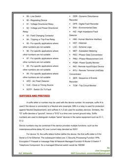 ANSI Device Numbers for Relays | PDF | Relay | Switch