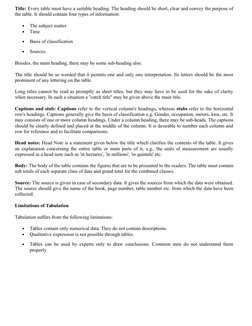Understanding Data Tabulation | PDF | Infographics | Cartesian ...