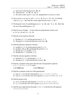 Vector Exercises and Solutions | PDF