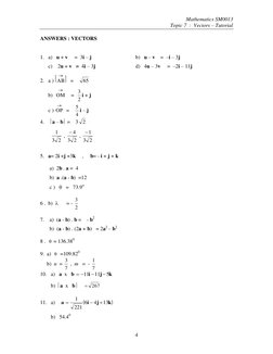Vector Exercises and Solutions | PDF