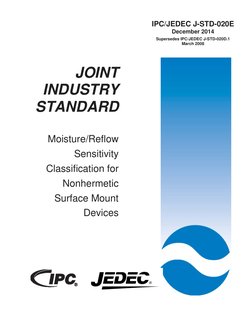 Jstd Process Sensitivity Level J STD 020e | PDF | Soldering | Reliability Engineering