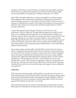 population. The Vatican’s request for better screening has been ignored like everything
else the Vatican says. Indeed, the gu