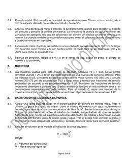 Página 5 de 9 
 
 
 
 
6.4.  Plato de cristal. Plato cuadrado de cristal de aproximadamente 60 mm, con un mínimo de 4 
mm