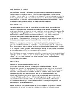 CONTABILIDAD INDIVIDUAL
Un empresario individual o propietario único sólo necesita un sistema de contabilidad 
sencillo para
