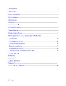 Admin Studio Repackaging Guide | PDF | Installation (Computer Programs ...