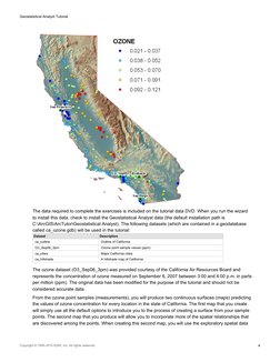 The data required to complete the exercises is included on the tutorial data DVD. When you run the wizard
to install this dat