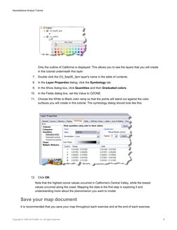 Only the outline of California is displayed. This allows you to see the layers that you will create
in this tutorial undernea