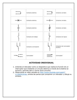 Contactos abiertos
 
Contactos cerrados
Contactos abiertos
 
Contactos cerrados
Contactos abiertos
 
Contactos cerrados
Conta