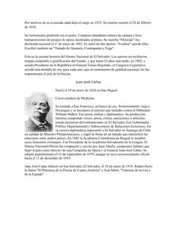 Por motivos de su avanzada edad dejó el cargo en 1922. Su muerte ocurrió el 28 de febrero 
de 1930.
Su instrumento preferido
