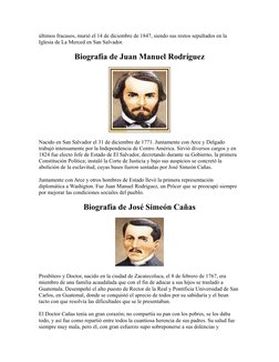 últimos fracasos, murió el 14 de diciembre de 1847, siendo sus restos sepultados en la 
Iglesia de La Merced en San Salvador.