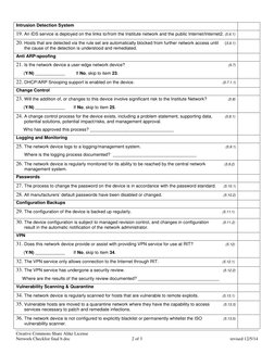 Intrusion Detection System 
 
19. An IDS service is deployed on the links to/from the Institute network and the public Inte