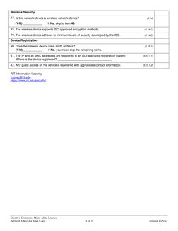 Wireless Security 
 
37. Is this network device a wireless network device?